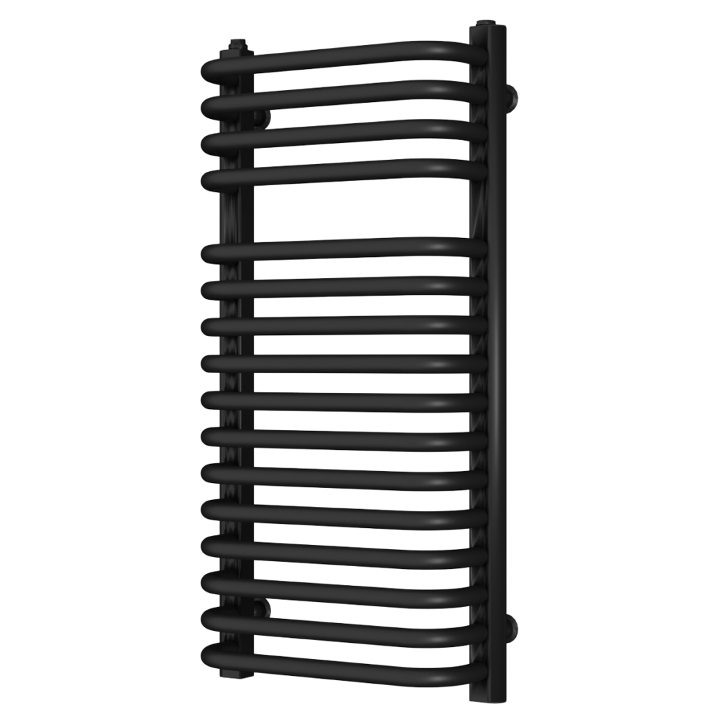 Grzejnik łazienkowy ENIX Aster w kolorze czarnym