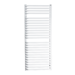 Grzejnik łazienkowy ENIX Aster w klasycznym białym kolorze - widok z przodu