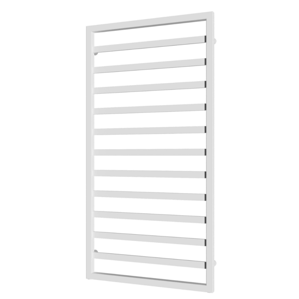 Nowoczesny grzejnik dekoracyjny do łazienki ENIX Billo w kolorze białym