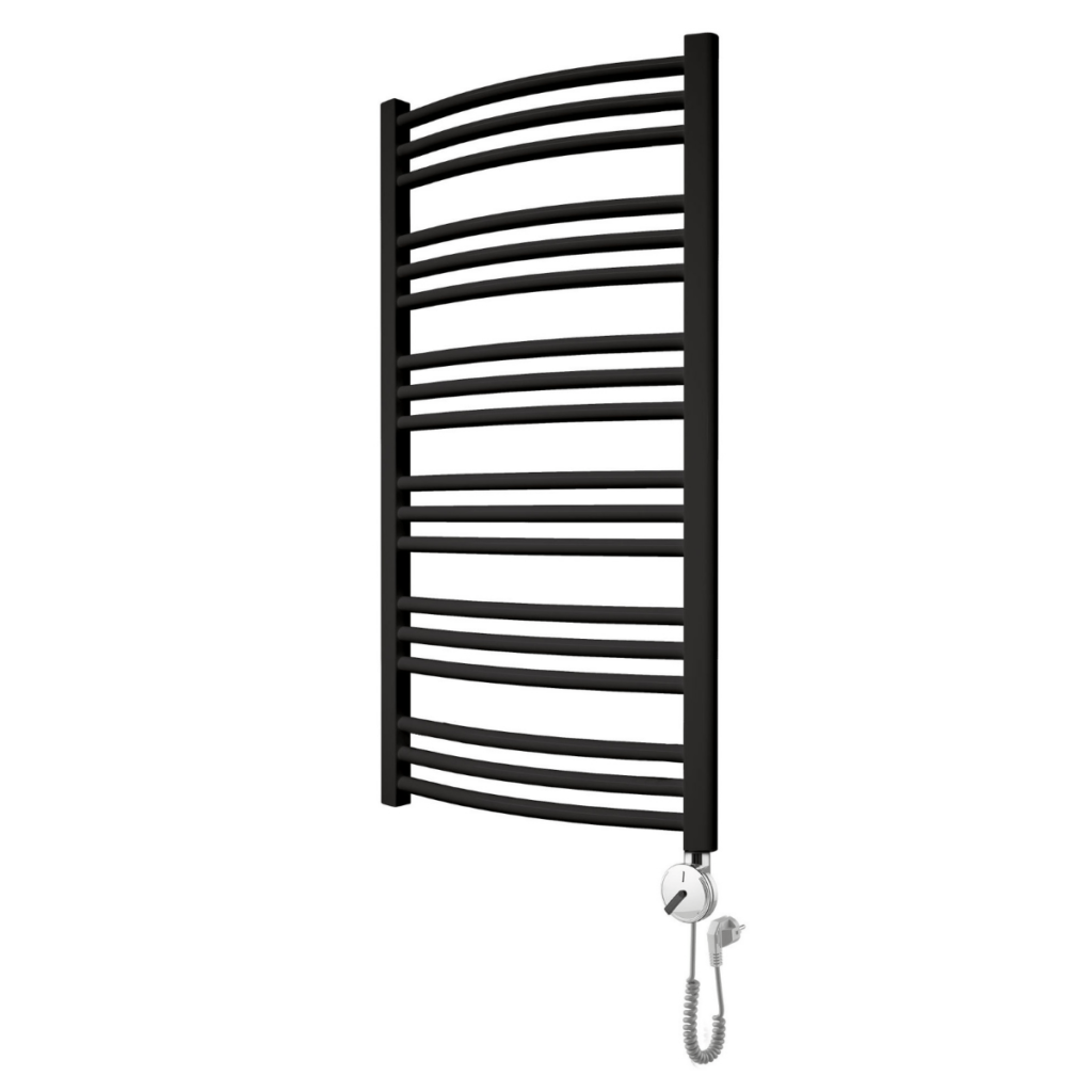 Grzejnik ENIX DT w kolorze czarnym z grzałką GV