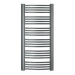 Grzejnik ENIX Focus w kolorze szarym - widok z przodu