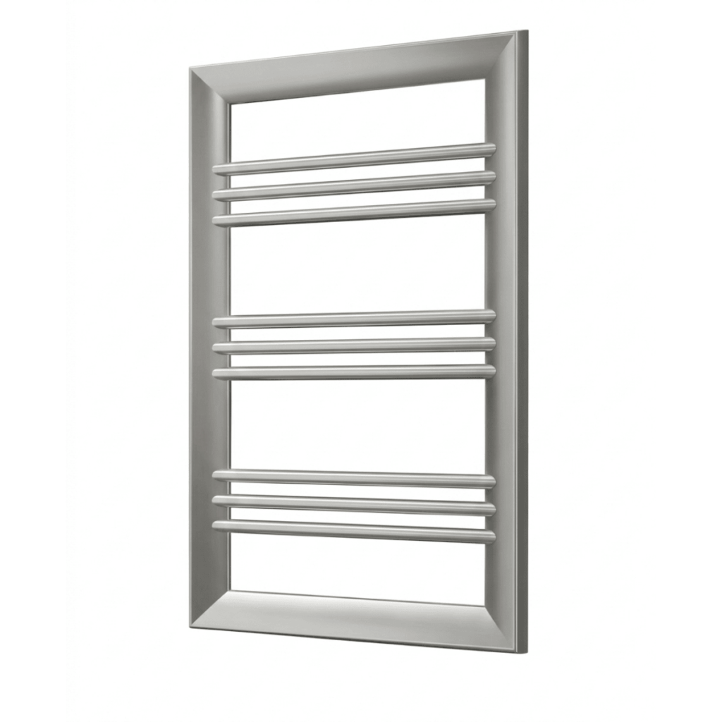 Dekoracyjny grzejnik ENIX Rama w kolorze srebrnym