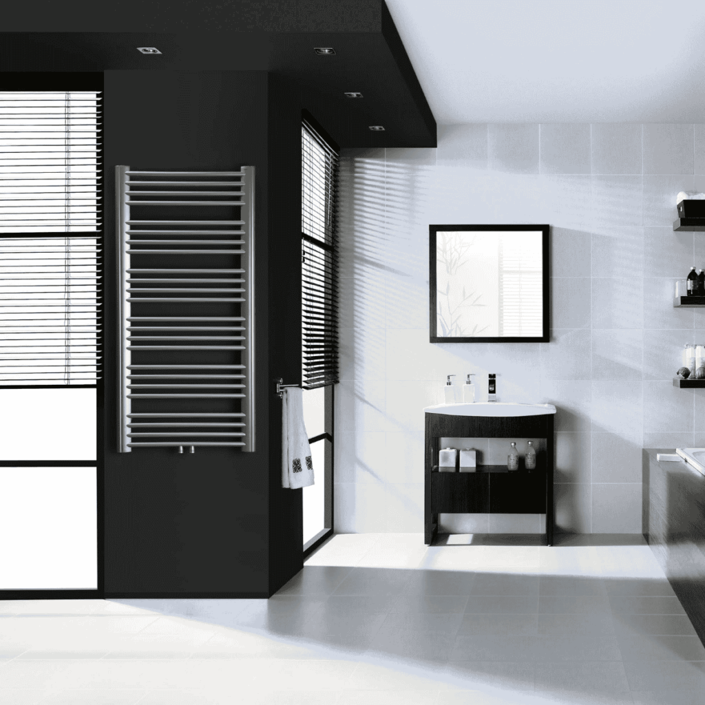 Grzejnik łazienkowy ENIX Tango w nowoczesnej łazience